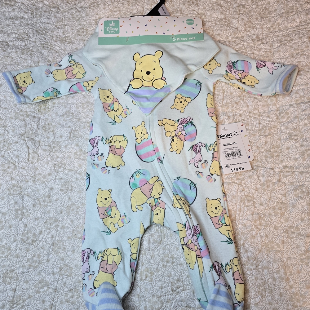 NWT Newborn Disney Winnie the Pooh Easter Sleeper